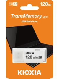KIOXIA 128GB TransMemory U301 USB 3.2 LU301W128GG4 Beyaz Usb Bellek - 1